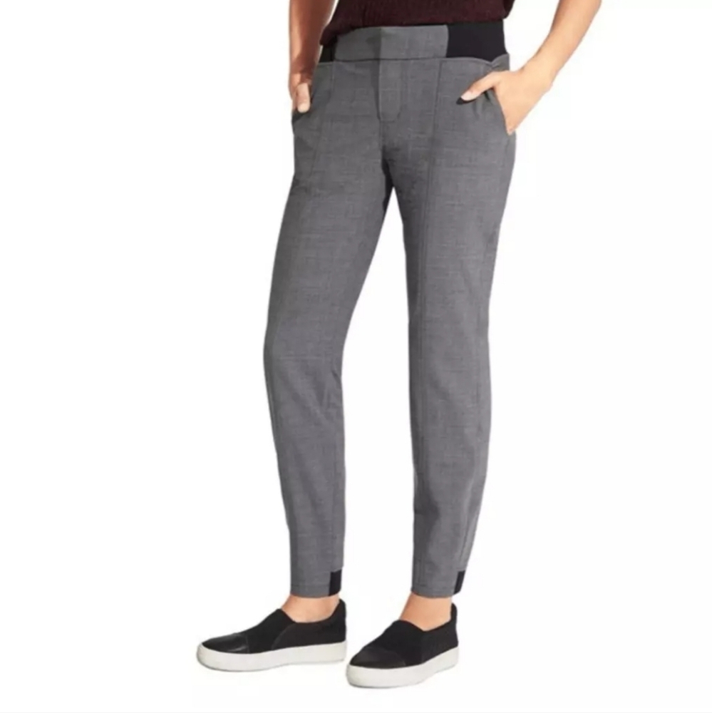 Athleta Work It City Pants Tapered Style Work Pants Charcoal Gray Size medium